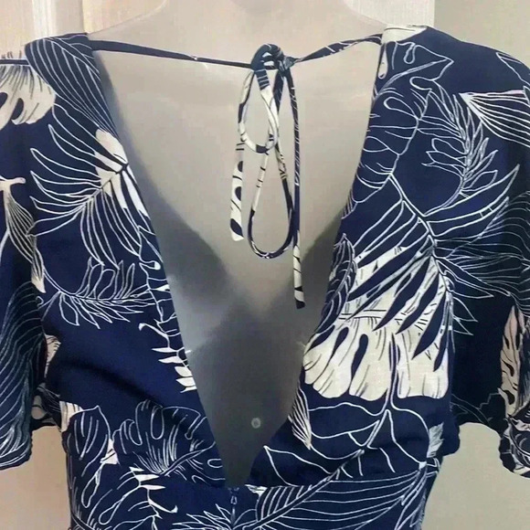 Lulus Savanna Navy Blue Floral Maxi Dress - Picture 8 of 8